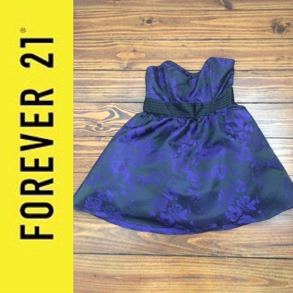 Forever 21  strapless cocktail dress